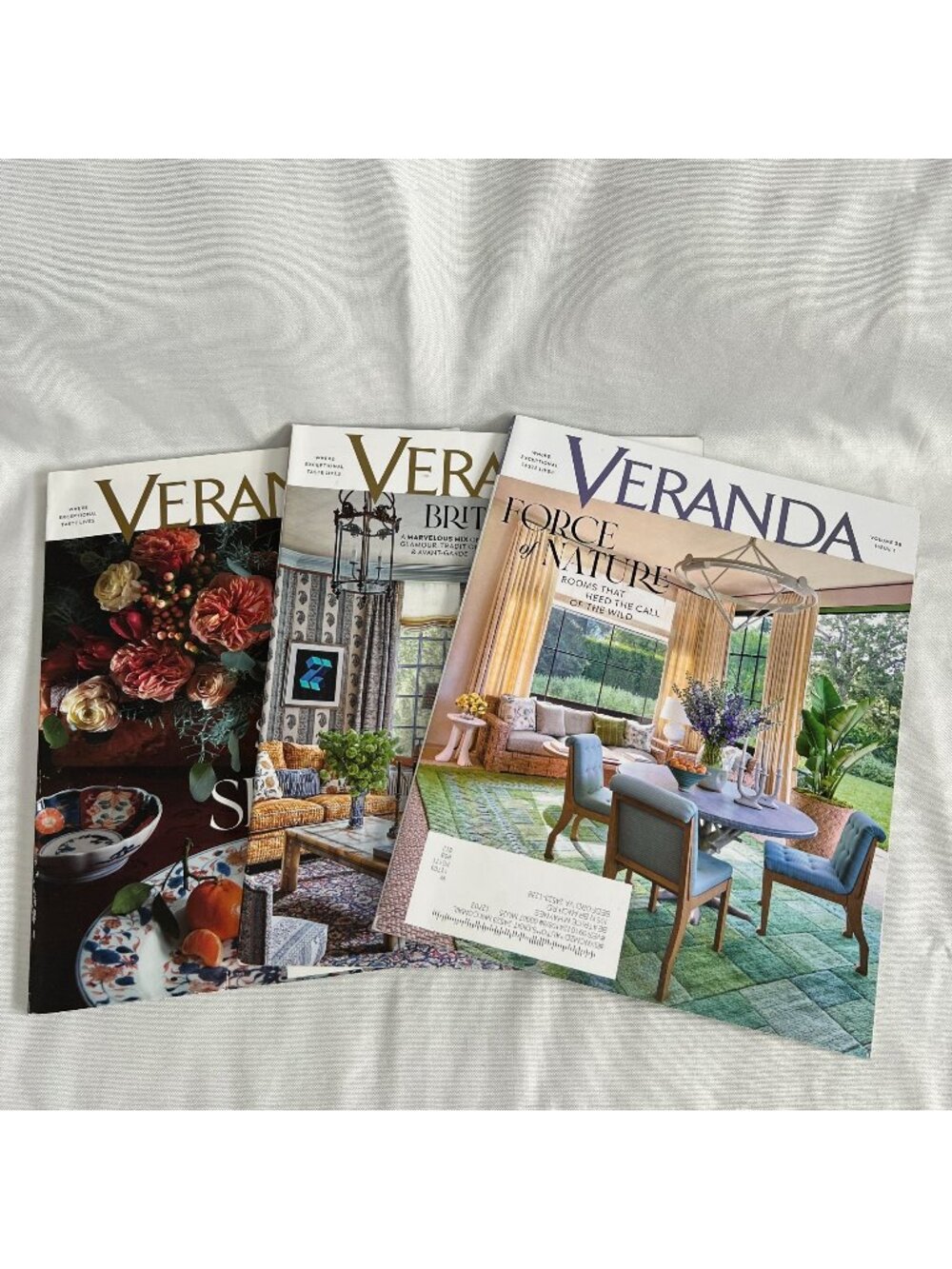 Set Of 3 Veranda Magazines Volume 37 Issues 1-3 Home Decor & Lifestyle